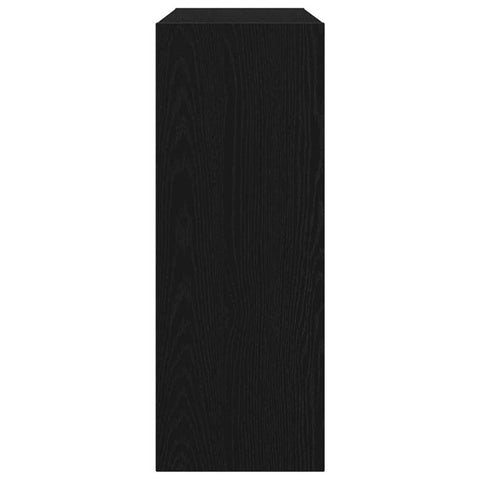 vidaXL Console Table Black oak 105 x 30 x 80 cm Engineered wood