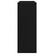 vidaXL Console Table Black oak 105 x 30 x 80 cm Engineered wood