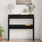 vidaXL Console Table Black oak 80 x 30 x 80 cm Engineered wood