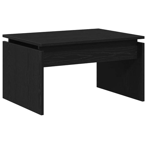 vidaXL Coffee Table Black Oak 68 x 38 x 50 cm Engineered wood