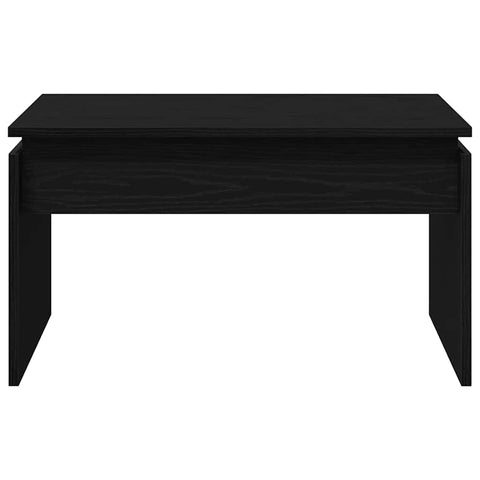 vidaXL Coffee Table Black Oak 68 x 38 x 50 cm Engineered wood