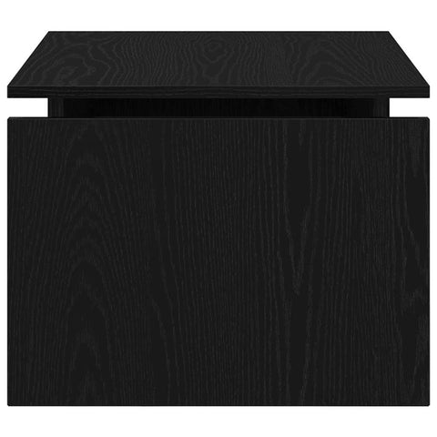 vidaXL Coffee Table Black Oak 68 x 38 x 50 cm Engineered wood