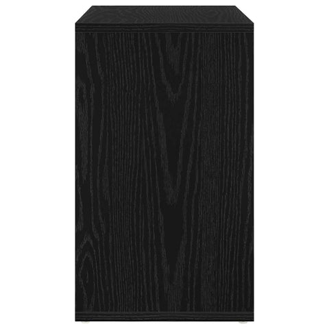 vidaXL Nesting Table 3 pcs Black Oak 55 x 30 x 50 cm Engineered wood