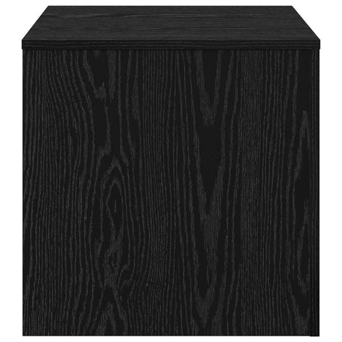 vidaXL Nesting Table 3 pcs Black oak 45 x 45 x 45 cm Engineered wood