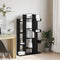 vidaXL Bookcase Black oak 86 x 25.5 x 140 cm Engineered Wood