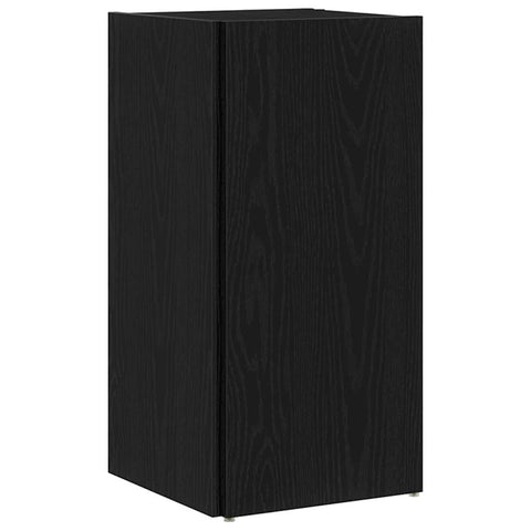 vidaXL Corner Shelves Black Oak 33 x 33 x 67 cm Engineered Wood