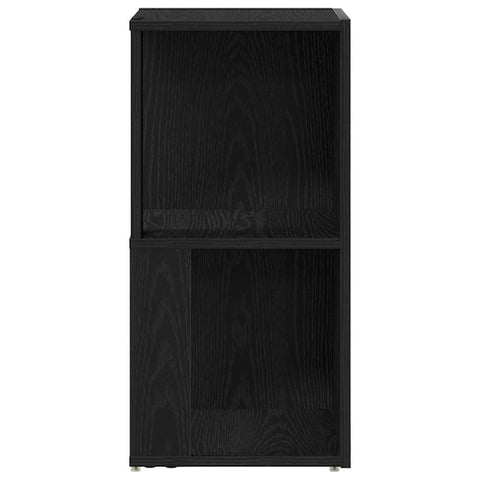 vidaXL Corner Shelves Black Oak 33 x 33 x 67 cm Engineered Wood