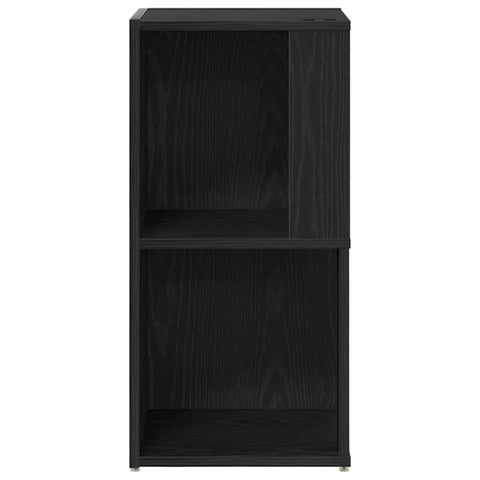 vidaXL Corner Shelves Black Oak 33 x 33 x 67 cm Engineered Wood
