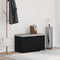 vidaXL Bench with Drawer Black 80 x 40 x 45 cm Engineered wood