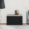 vidaXL Bench with Drawer Black 80 x 40 x 45 cm Engineered wood
