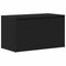 vidaXL Bench with Drawer Black 80 x 40 x 45 cm Engineered wood