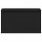 vidaXL Bench with Drawer Black 80 x 40 x 45 cm Engineered wood