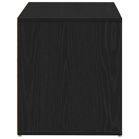 vidaXL Bench with Drawer Black 80 x 40 x 45 cm Engineered wood