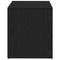 vidaXL Bench with Drawer Black 80 x 40 x 45 cm Engineered wood