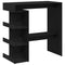 vidaXL Bar Table Black oak 100 x 48 x 101.5 cm Engineered wood