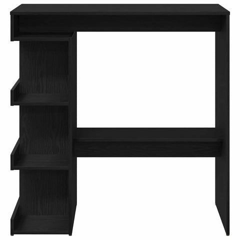 vidaXL Bar Table Black oak 100 x 48 x 101.5 cm Engineered wood