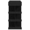 vidaXL Bar Table Black oak 100 x 48 x 101.5 cm Engineered wood