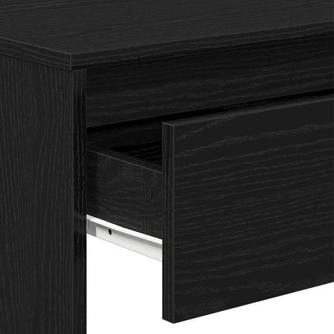 vidaXL Console Table Black oak 100 x 35 x 76.5 cm Engineered wood
