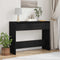 vidaXL Console Table Black oak 100 x 35 x 76.5 cm Engineered wood