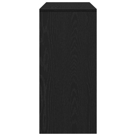 vidaXL Console Table Black oak 100 x 35 x 76.5 cm Engineered wood