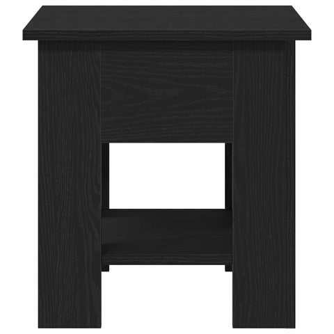 vidaXL Coffee Table Black Oak 40 x 40 x 42 cm Engineered Wood