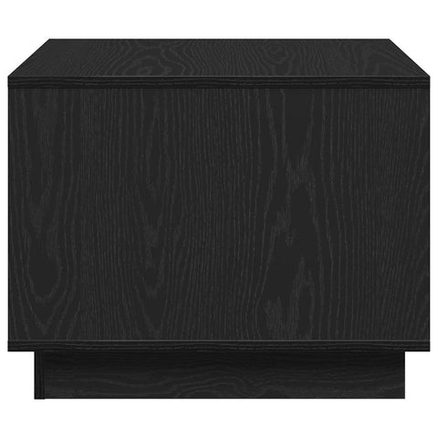 vidaXL Coffee Table Black Oak 55 x 55 x 42 cm Engineered Wood