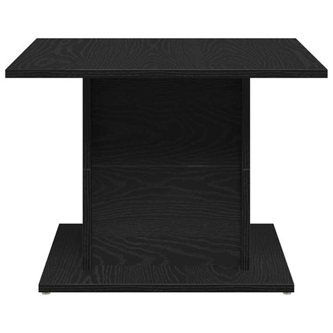vidaXL Coffee Table Black Oak 55.5 x 55.5 x 40 cm Engineered Wood