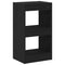 vidaXL Book Cabinet Black oak 40 x 30 x 71.5 cm Engineered Wood