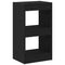 vidaXL Book Cabinet Black oak 40 x 30 x 71.5 cm Engineered Wood