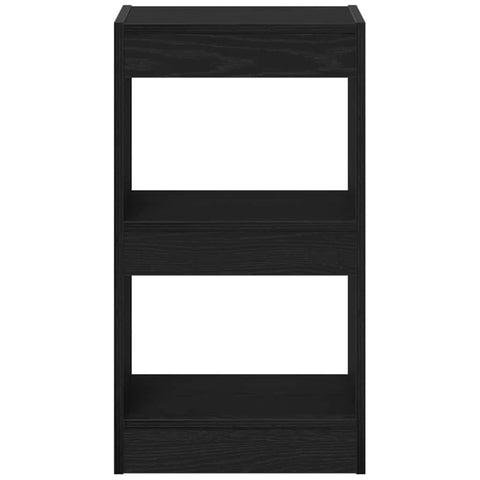 vidaXL Book Cabinet Black oak 40 x 30 x 71.5 cm Engineered Wood