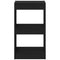 vidaXL Book Cabinet Black oak 40 x 30 x 71.5 cm Engineered Wood