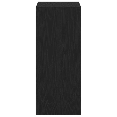 vidaXL Book Cabinet Black oak 40 x 30 x 71.5 cm Engineered Wood