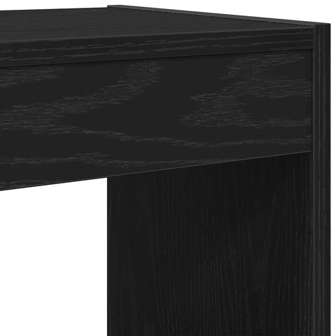 vidaXL Book Cabinet Black oak 40 x 30 x 198 cm Engineered Wood
