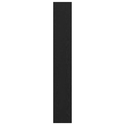 vidaXL Book Cabinet Black oak 40 x 30 x 198 cm Engineered Wood