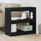 vidaXL Book Cabinet Black oak 80 x 30 x 72 cm Engineered Wood