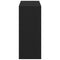 vidaXL Book Cabinet Black oak 80 x 30 x 72 cm Engineered Wood