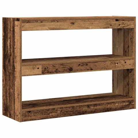 vidaXL Bookcase Old wood 100 x 30 x 72 cm Engineered Wood