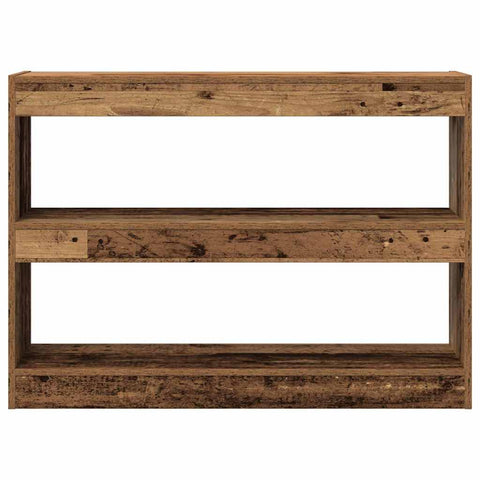 vidaXL Bookcase Old wood 100 x 30 x 72 cm Engineered Wood