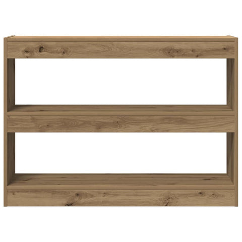 vidaXL Bookcase Artisan oak 100 x 30 x 72 cm Engineered Wood