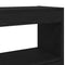 vidaXL Bookcase Black oak 100 x 30 x 72 cm Engineered Wood