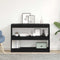 vidaXL Bookcase Black oak 100 x 30 x 72 cm Engineered Wood