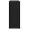 vidaXL Bookcase Black oak 100 x 30 x 72 cm Engineered Wood