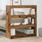 vidaXL Book Cabinet Old wood 100 x 30 x 103 cm Engineered Wood