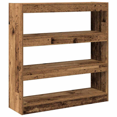 vidaXL Book Cabinet Old wood 100 x 30 x 103 cm Engineered Wood