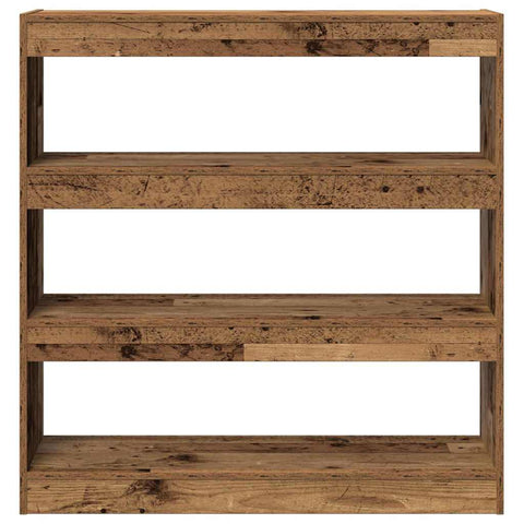vidaXL Book Cabinet Old wood 100 x 30 x 103 cm Engineered Wood