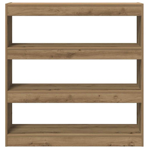 vidaXL Book Cabinet Artisan oak 100 x 30 x 103 cm Engineered Wood