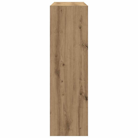 vidaXL Book Cabinet Artisan oak 100 x 30 x 103 cm Engineered Wood
