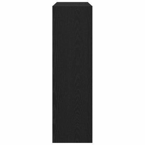 vidaXL Book Cabinet Black oak 100 x 30 x 103 cm Engineered Wood