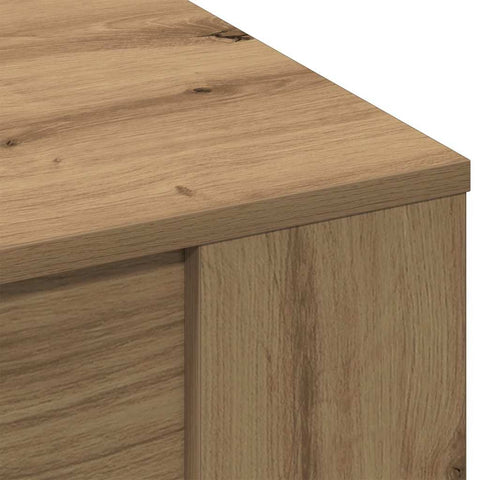 vidaXL Coffee Table Artisan oak 102 x 55 x 45 cm Engineered wood