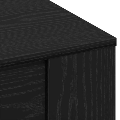 vidaXL Coffee Table Black oak 55.5 x 55 x 45 cm Engineered wood